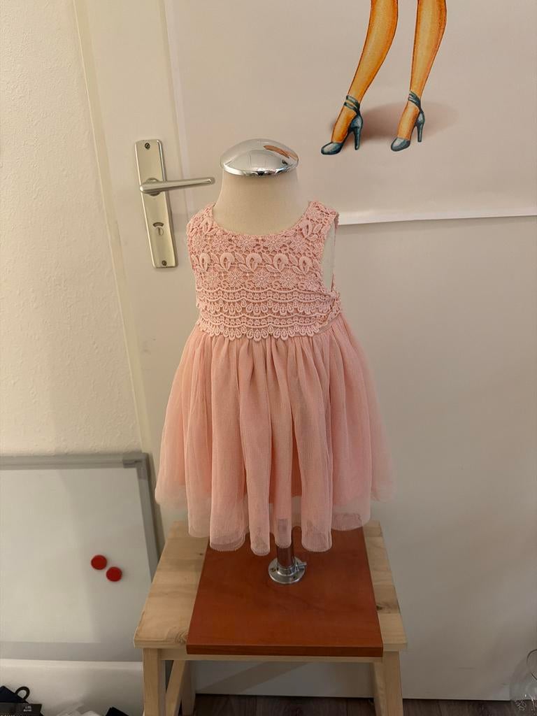 Mini paspopje met roze jurk - nieuw!, Ophalen of Verzenden, Nieuw, Paspop