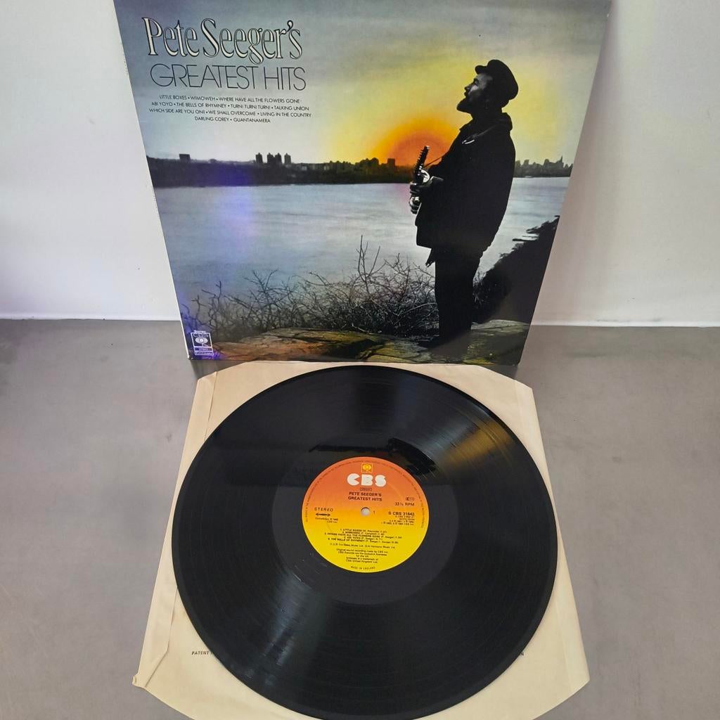 Pete Seeger's Greatest Hits LP - Folk Klassieker, Gebruikt, Ophalen of Verzenden, Complilatie, 12 inch