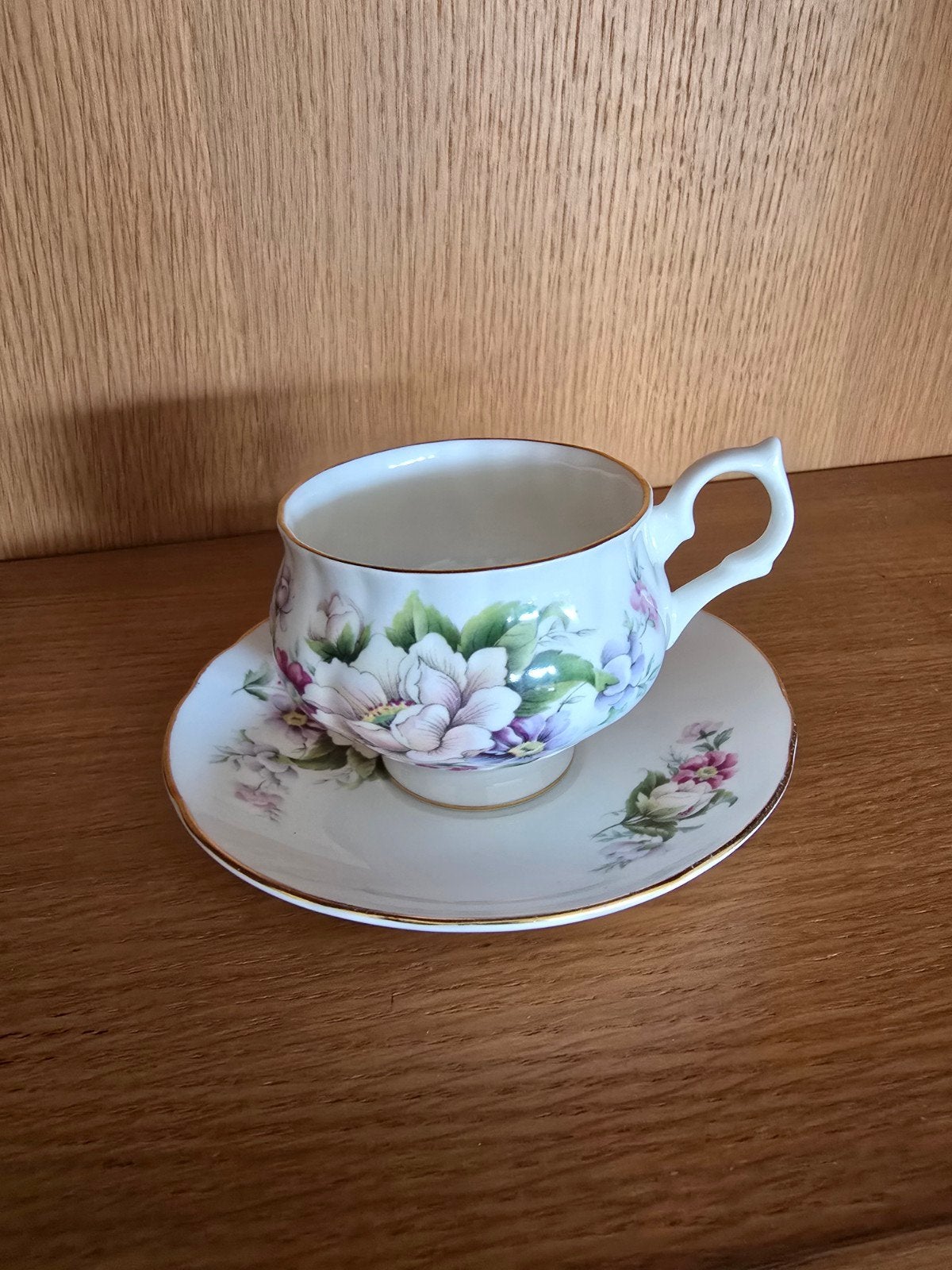 Kop en schotel Springfield van Bone China, Ophalen of Verzenden