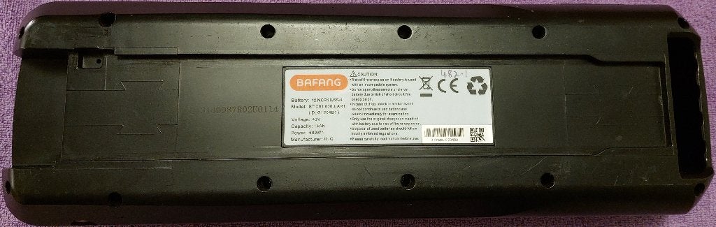 Foto 14 van Goed als nieuw Amslod Bafang Accu 600Wh, met garantie=€130