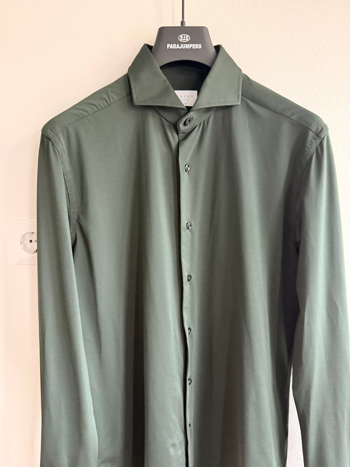 Xacus maat 40 Active Shirt Tailor Fit - Groen, Ophalen, Zo goed als nieuw, Groen, Halswijdte 39/40 (M)
