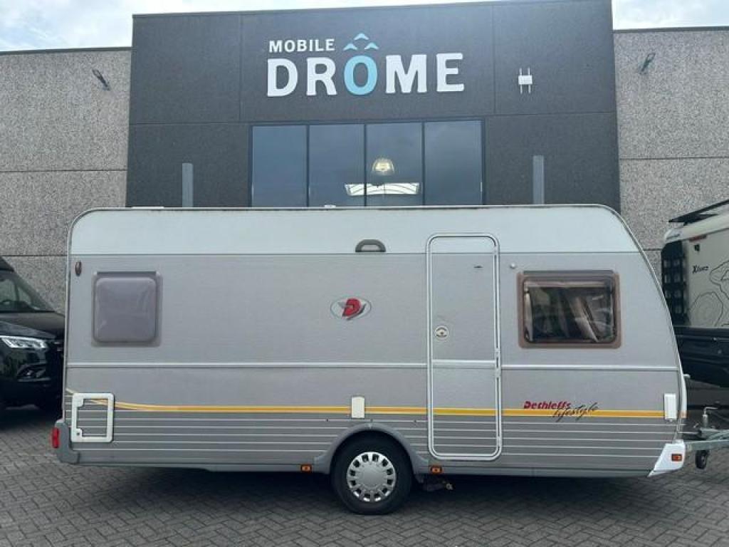 Dethleffs Camper Lifestyle 450 DB MOVER+VOORTENT, Rondzit, Schokbreker, Bedrijf, 750 - 1000 kg