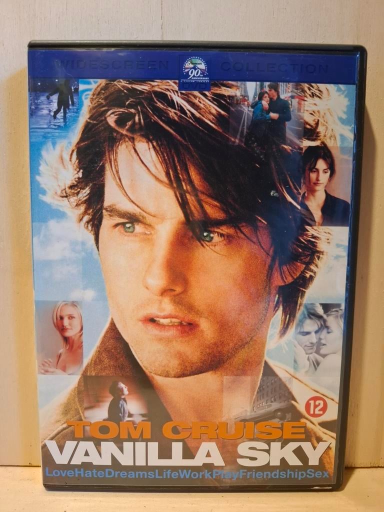 Vanilla Sky ‧ Tom Cruise Kurt Russel Thriller/Sci-fi ‧ DVD, Vanaf 12 jaar, Ophalen of Verzenden, Zo goed als nieuw, Bovennatuurlijke thriller