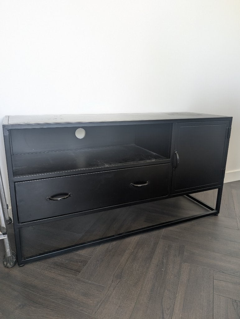 Tv meubel, Huis en Inrichting, Kasten | Televisiemeubels, Ophalen, Gebruikt, 100 tot 150 cm, Minder dan 100 cm