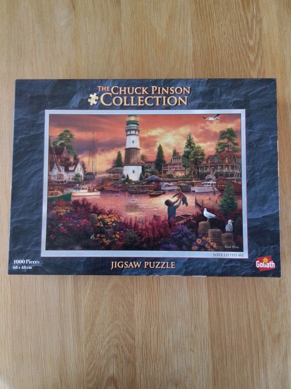 Chuck Pinson puzzel, Hobby en Vrije tijd, Denksport en Puzzels, Ophalen of Verzenden, 500 t/m 1500 stukjes, Zo goed als nieuw