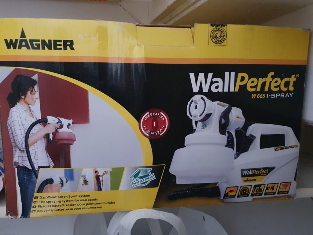 Wagner WallPerfect W665 I-SPRAY verfspuit, Doe-het-zelf en Verbouw, Schildersmaterialen, Zo goed als nieuw, Verfspuit of Verfpomp