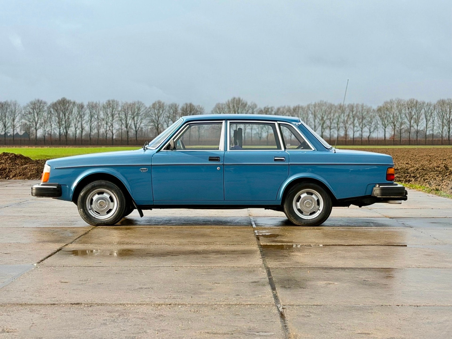 Volvo 244 DL, Gebruikt, Overige modellen, Blauw, Origineel Nederlands