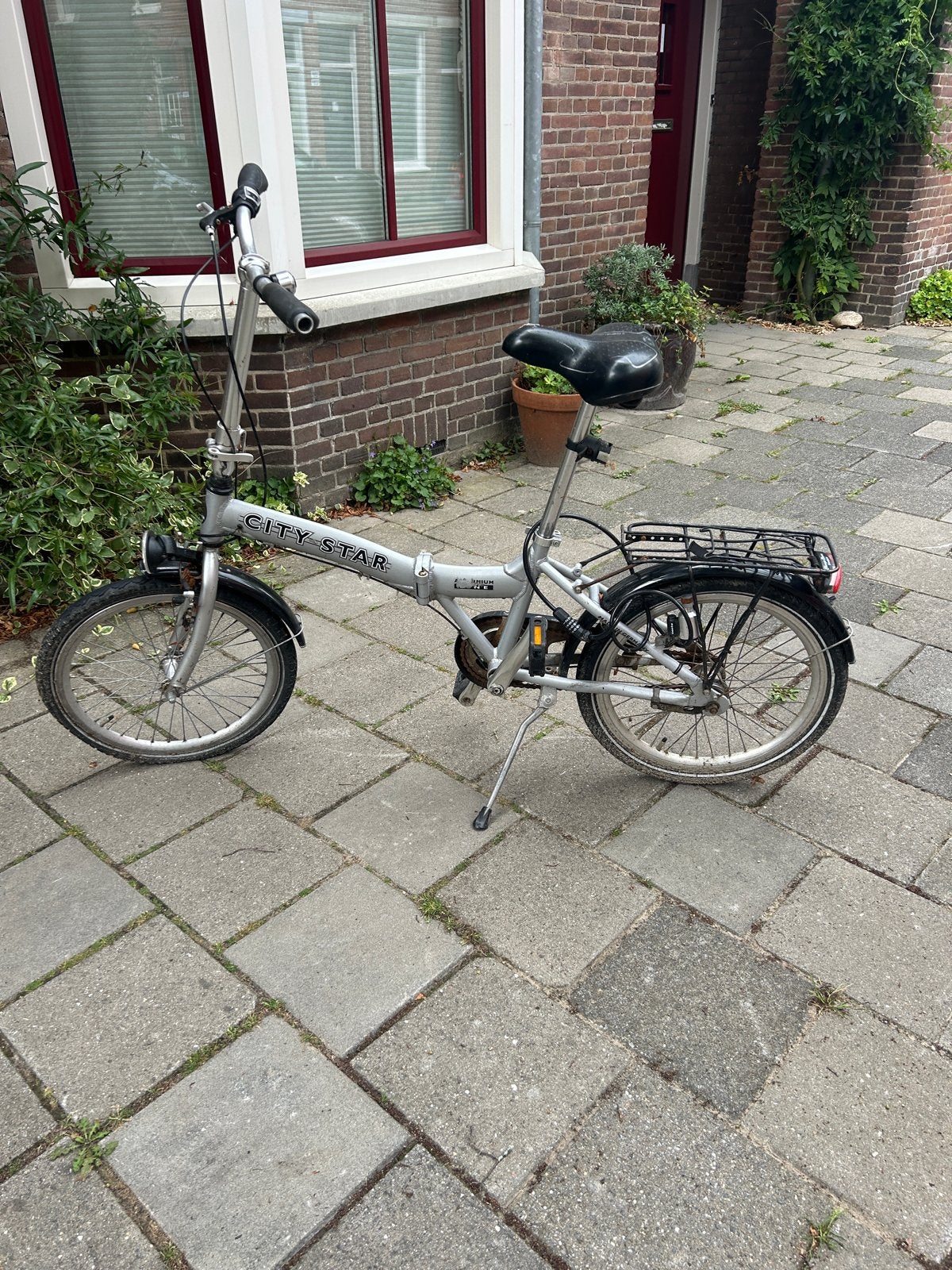 City Star opvouwbare fiets - ideaal voor woon-werkverkeer, Fietsen en Brommers, Fietsen | Vouwfietsen, 20 inch of meer, Gebruikt