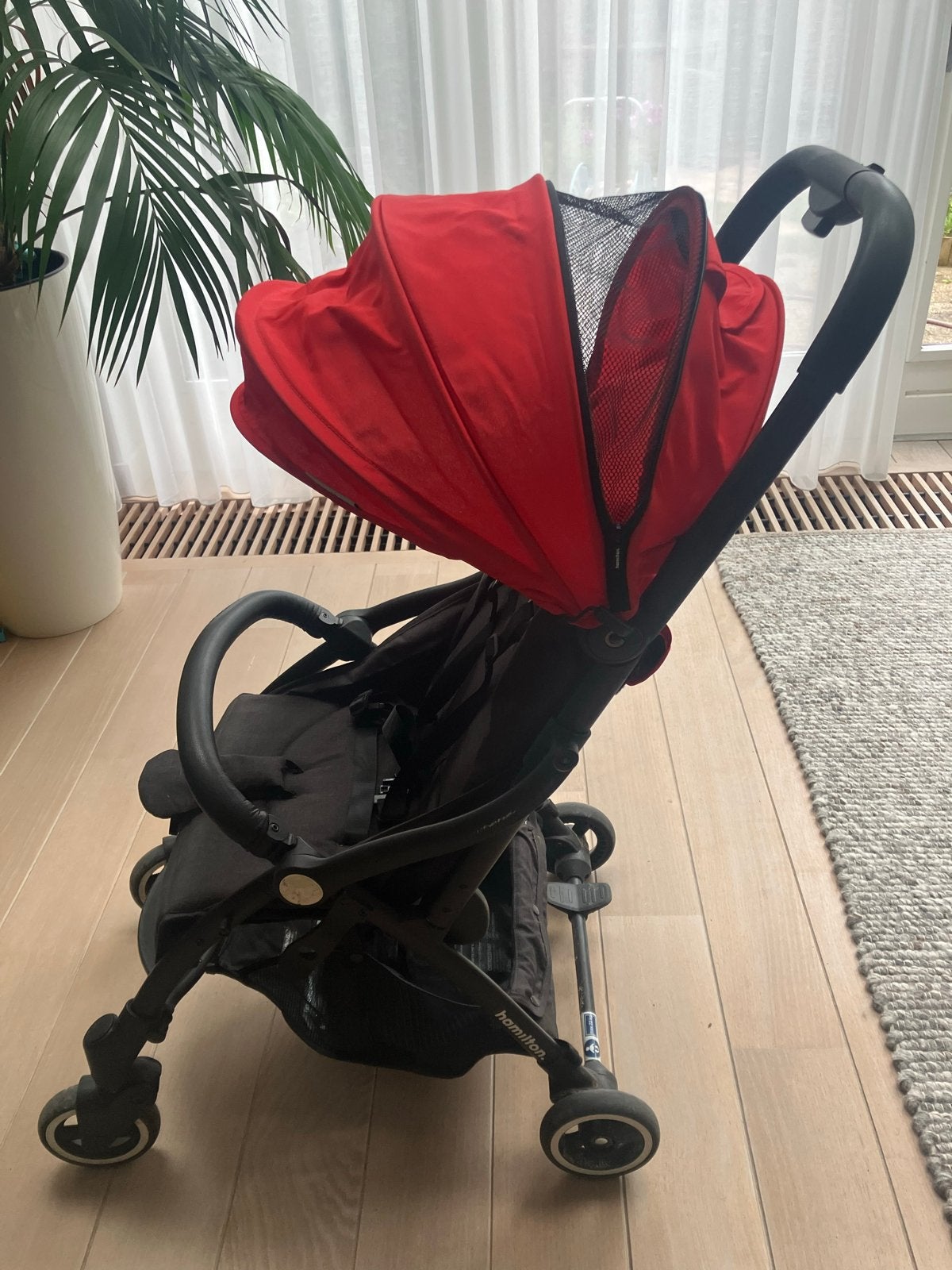 Hamilton buggy met verstelbare rugleuning en zonnekap, Ophalen, Gebruikt, Overige merken, Verstelbare rugleuning