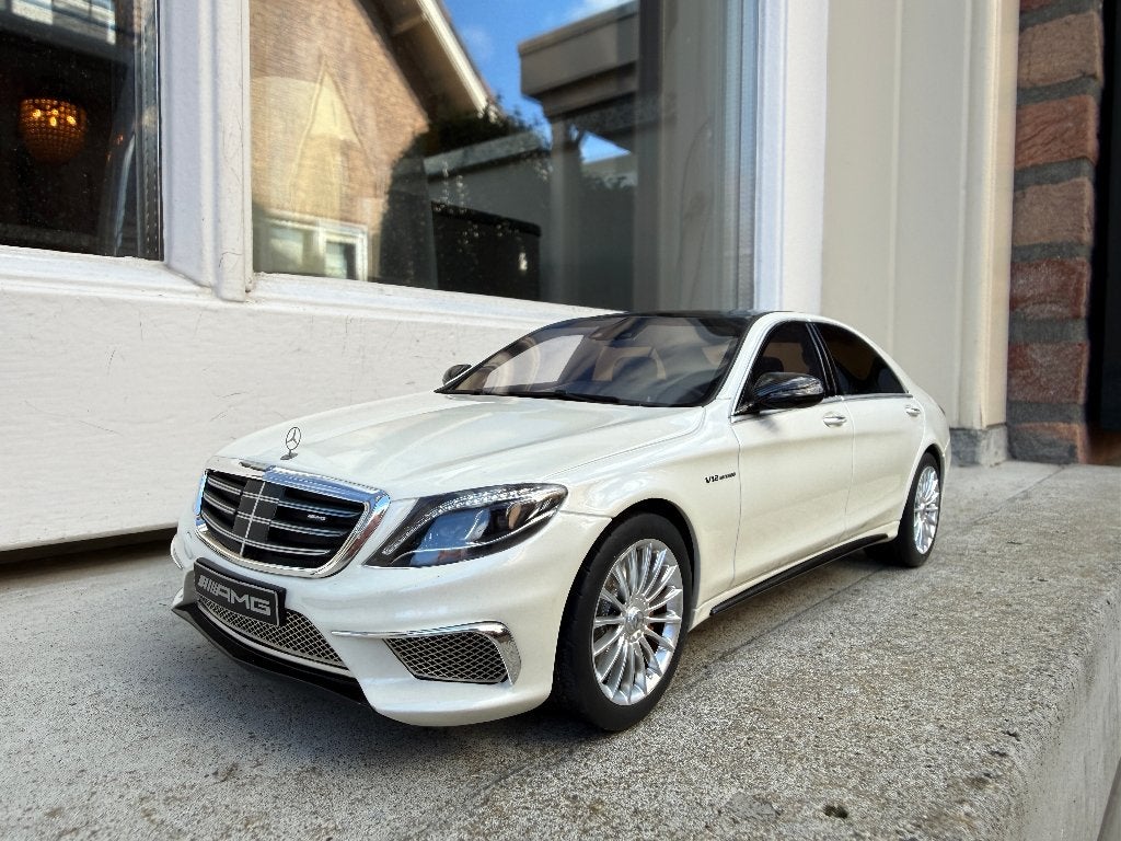 1:18 Mercedes W222 AMG S65 Designo Diamant Wit GT Spirit, Overige merken, Info@gts-models.com, 2, rue de l'écusson, Zone commerciale Oxygène Sud, Josselin, 56120, FR