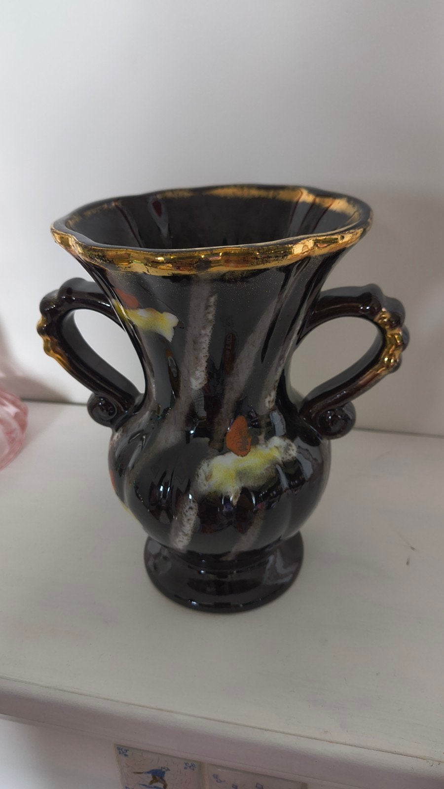 Vintage West Germany Jasba vaas - 16 cm hoog, Ophalen of Verzenden