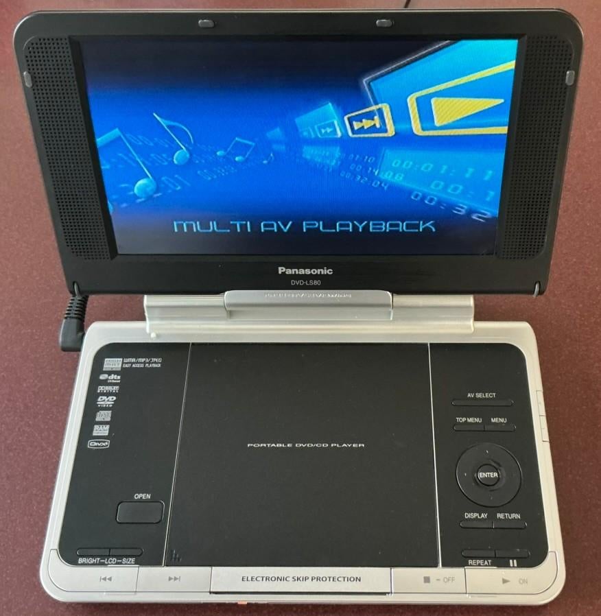 Panasonic DVD LS80 draagbare DVD speler, Gebruikt, Panasonic, Draagbaar, Ophalen