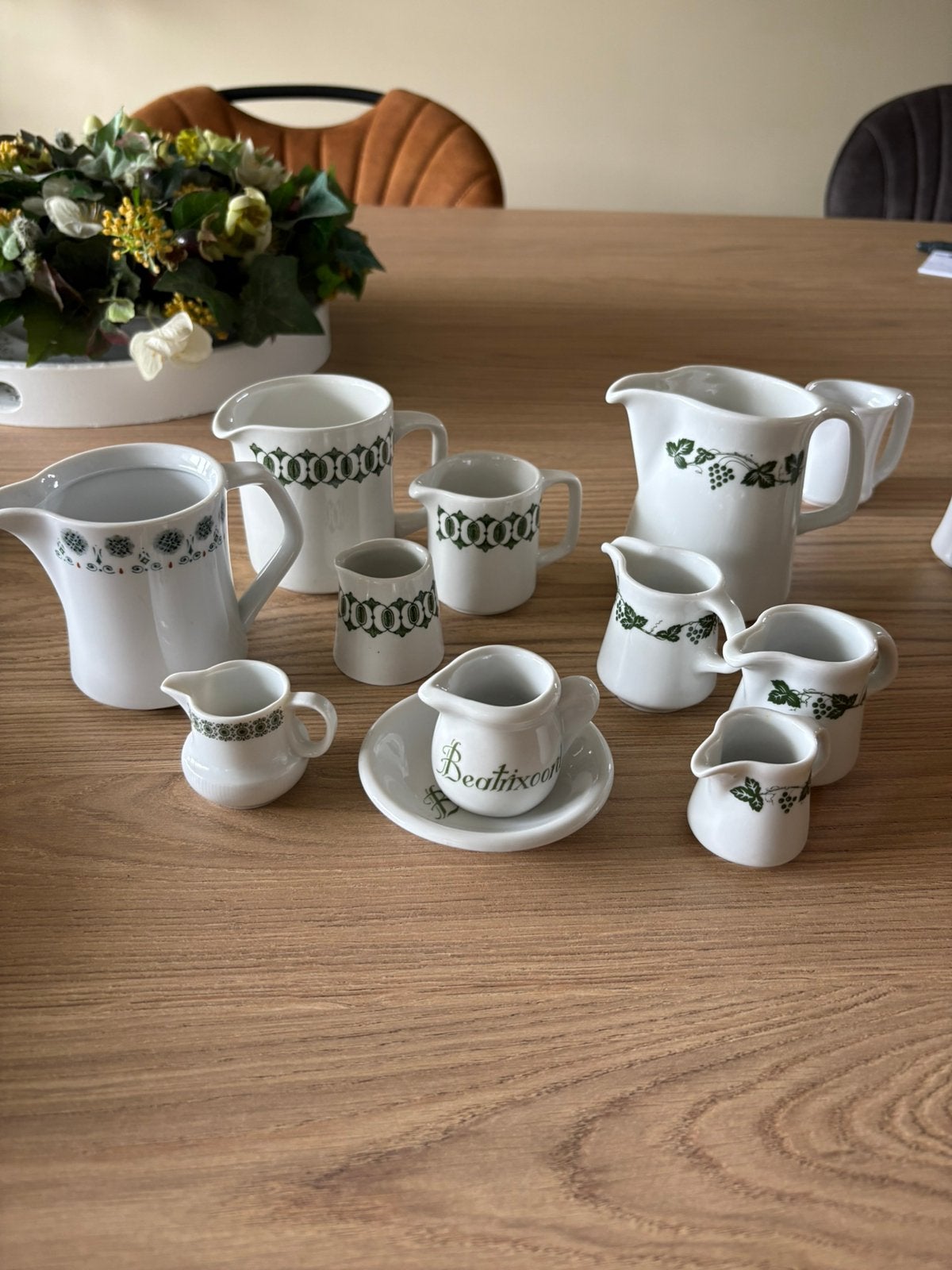 Verzameling Melkkannetjes van diverse merken, Ophalen of Verzenden