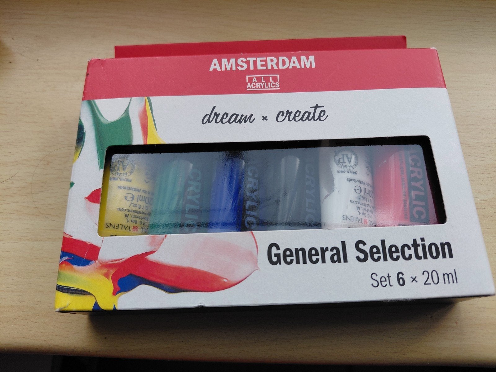 Set van 6 kleine tubes 29 ml  acrylverf Amsterdam, Ophalen of Verzenden, Nieuw