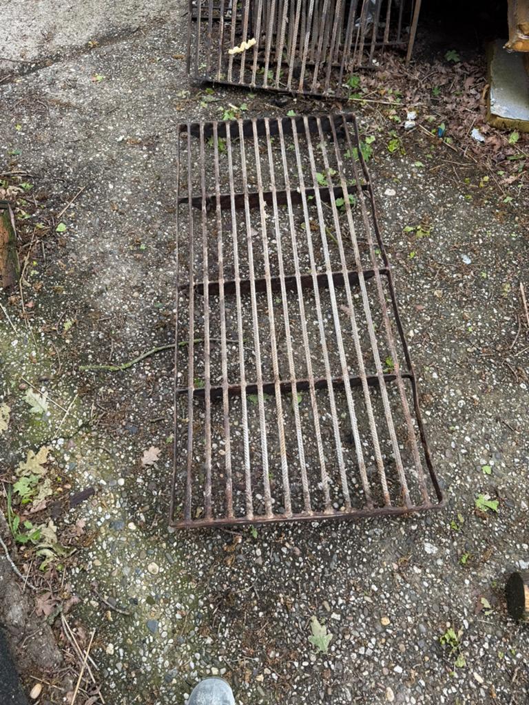 Stalen roosters, Doe-het-zelf en Verbouw, Metalen, Ophalen, Gebruikt, IJzer
