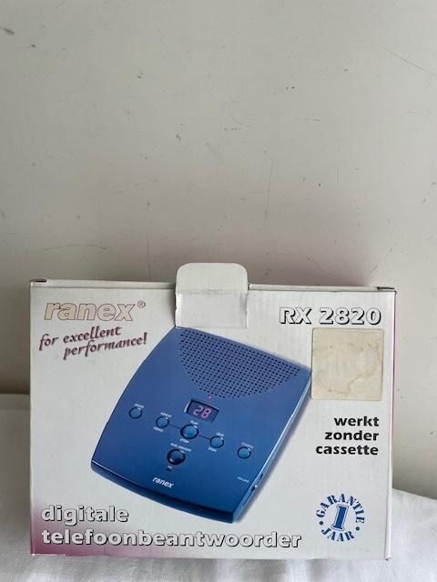 Digitale Telefoonbeantwoorder Ranex RX, Ophalen of Verzenden, Zo goed als nieuw, 1 handset