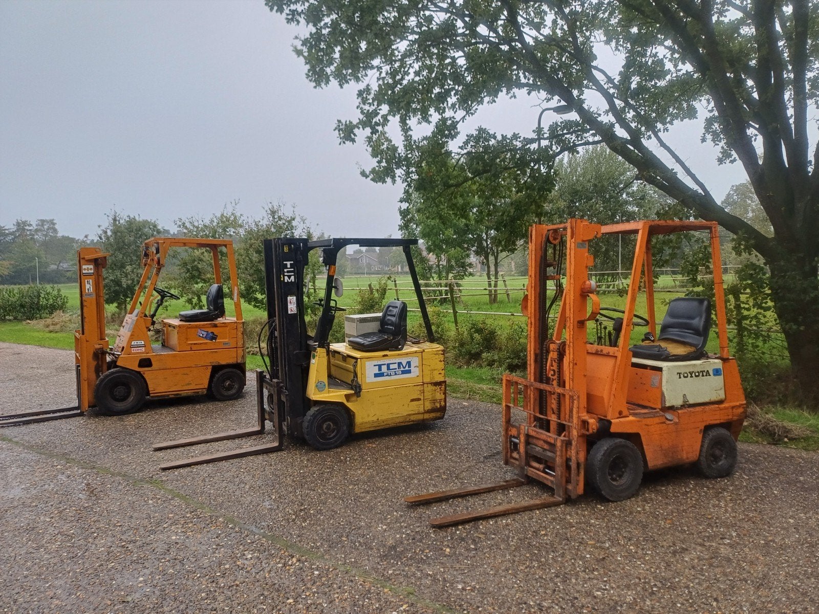 3x heftruck in 1 koop €2950 !!, 1000 tot 2000 kg, Ophalen of Verzenden, Heftruck