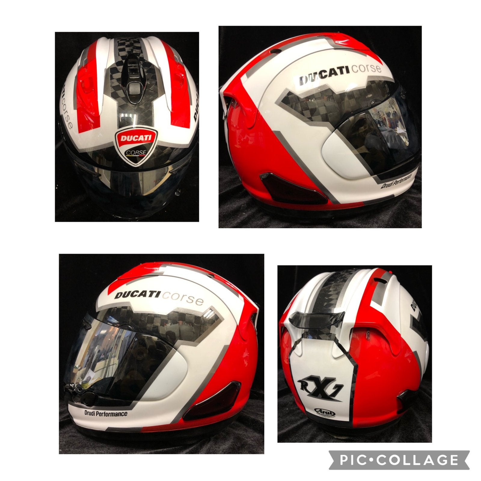 Dealer Arai. Spuitwerk op helmen, Ophalen of Verzenden, Tweedehands, Integraalhelm, Shoei
