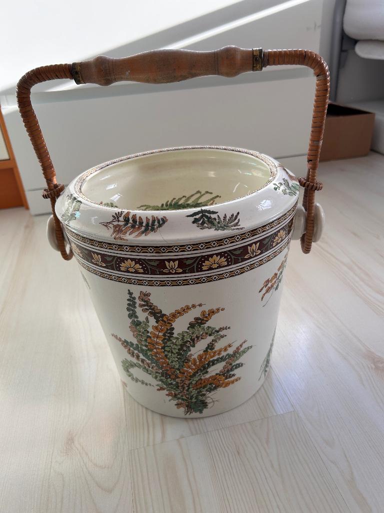 Antieke kwispedoor. "spuugpot" /luieremmer, Ophalen