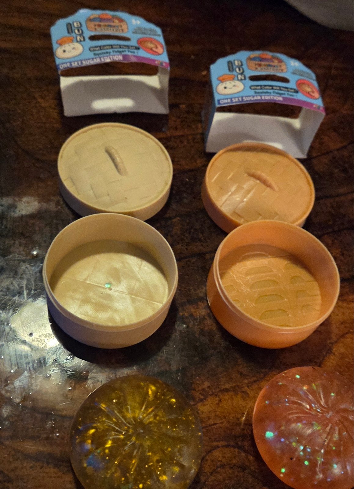Gouden dumplin met glitters, Ophalen of Verzenden, Zo goed als nieuw