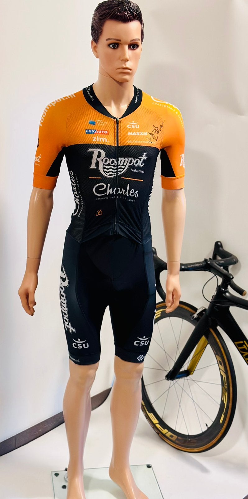 Wielrenpak fietspak snelpak speedsuit maat S, S, Heren, Ophalen of Verzenden, Zo goed als nieuw