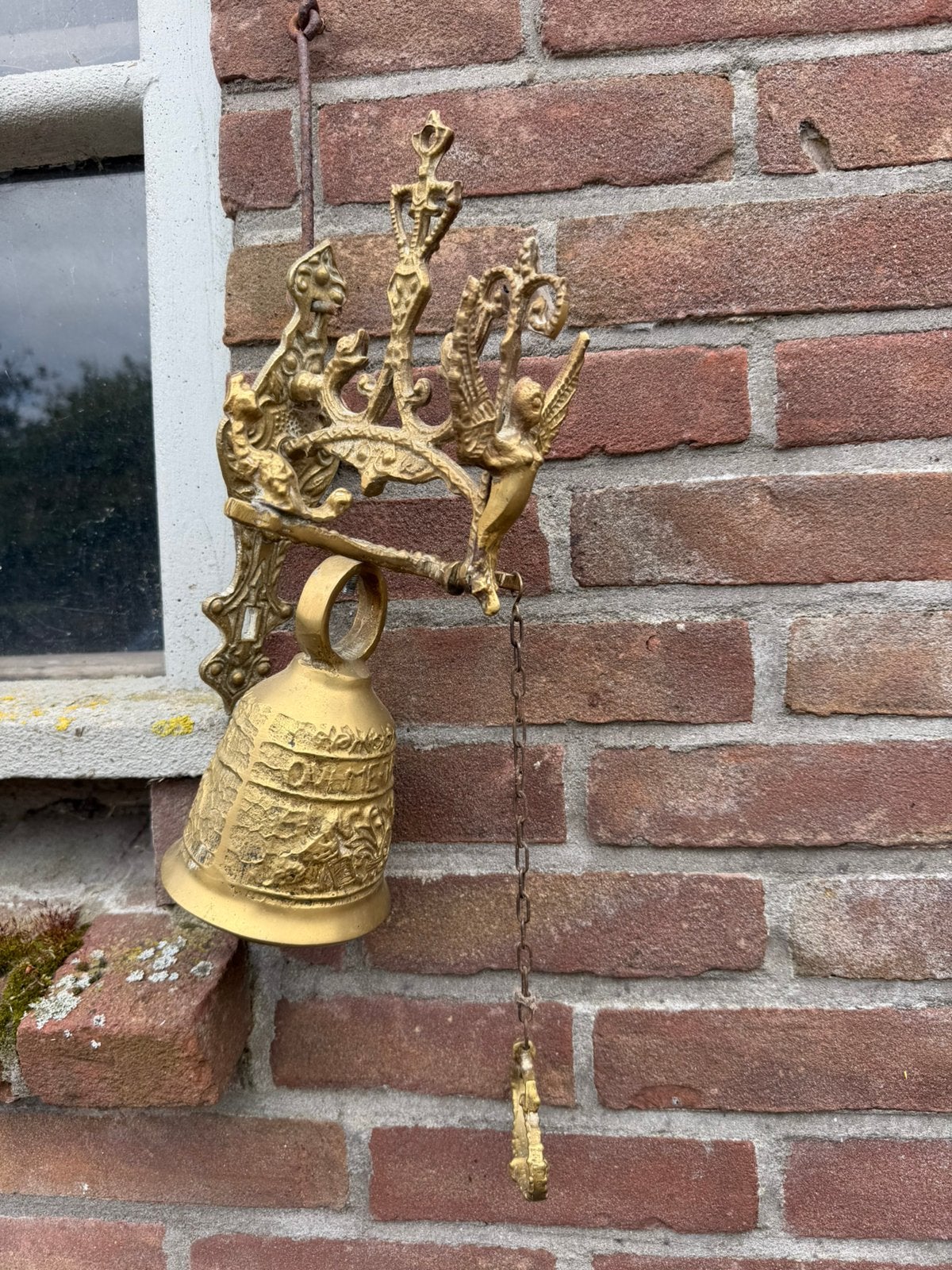 Bronsen gedetailleerde bel, Ophalen, Brons