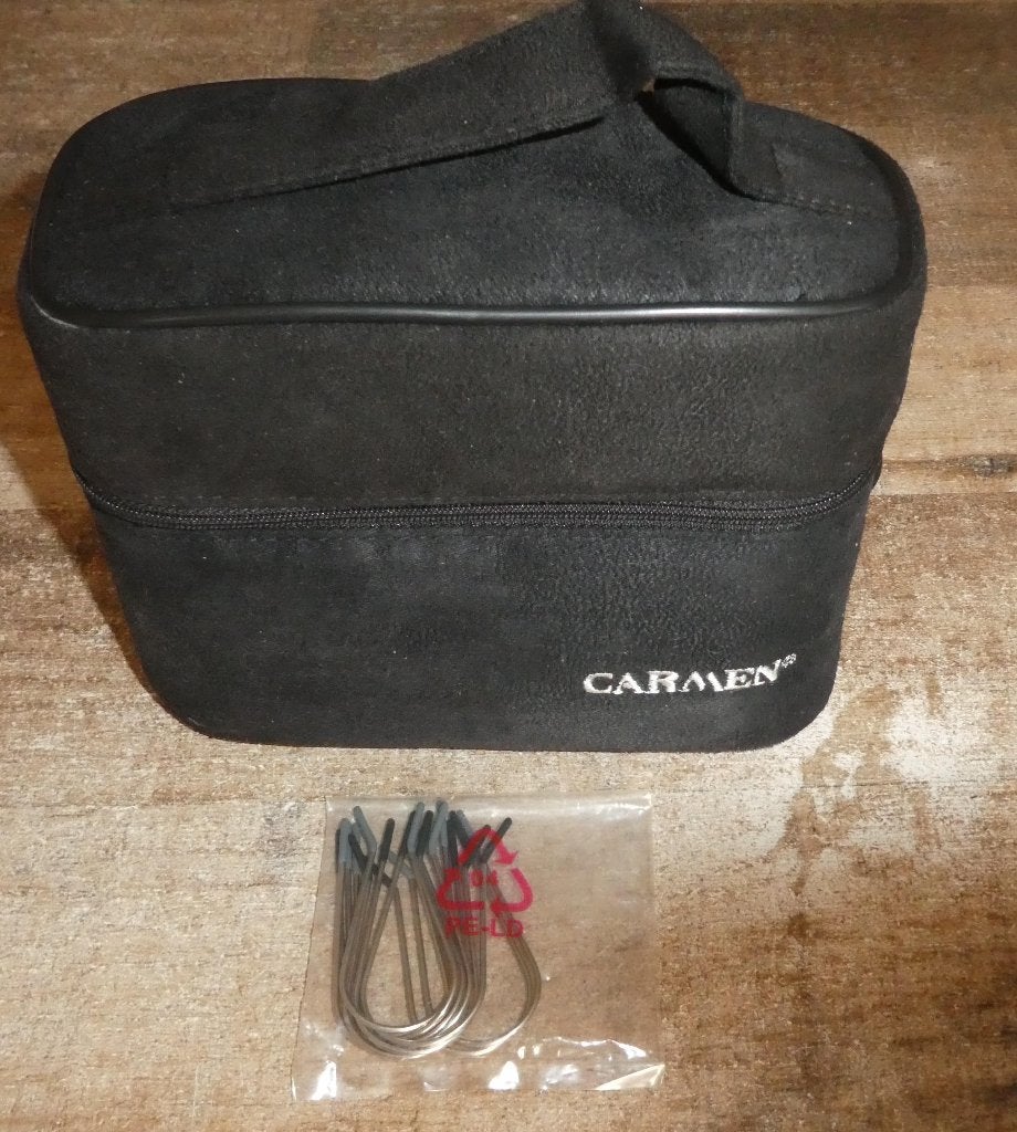 Carmen C2010 - Reis krulset Inclusief vlinderklemmen + clips, Ophalen of Verzenden, Zo goed als nieuw, Overige typen