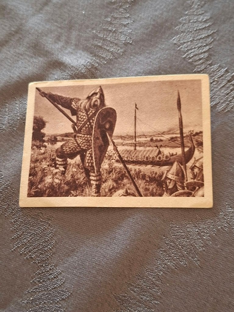 Prentje/Chromo : Invasie der Noormannen / Historia, Gebruikt, Ophalen of Verzenden, Voor 1940, Prent