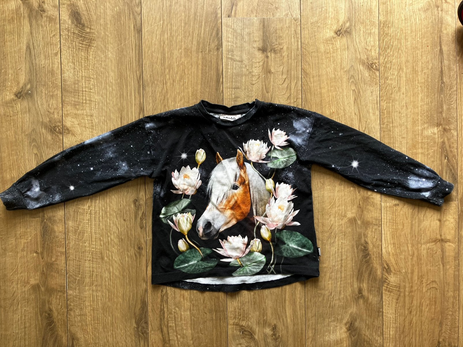 Paarden molo 128, Ophalen of Verzenden, Gebruikt, Meisje, Shirt of Longsleeve