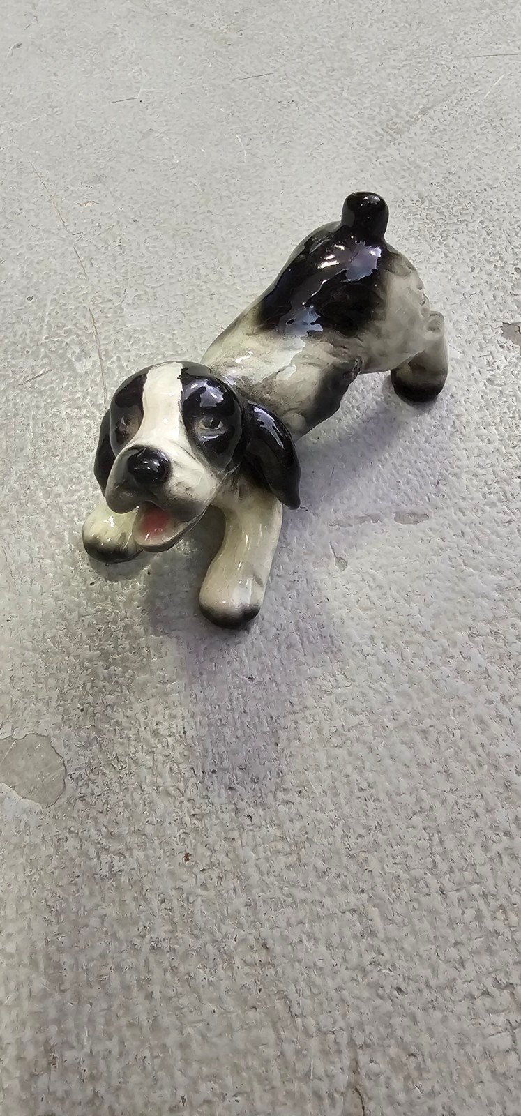 Vintage Goebel porseleinen hondje, West-Duitsland, Ophalen of Verzenden, Zo goed als nieuw, Hond of Kat, Beeldje of Figuurtje