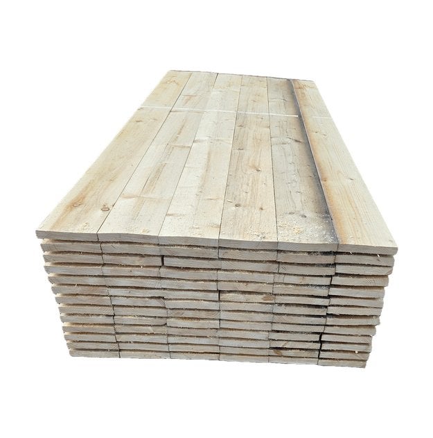 Steigerplank / Steigerhout  32x200 mm €2,50 per meter incl., Doe-het-zelf en Verbouw, Hout en Planken, Ophalen, 25 tot 50 mm, 200 tot 250 cm