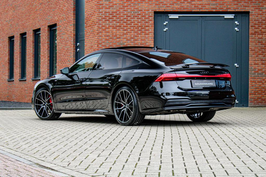 Audi A7 Sportback 55 TFSI e quattro Competition | B&O Advanc, Verwarming stoelen achter, Gebruikt, Zwart, 4 cilinders