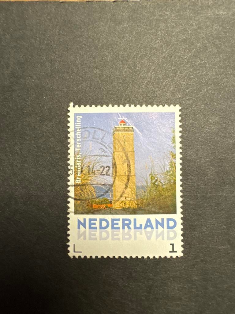 Persoonlijke postzegel Brandaris, Terschelling, Postzegels en Munten, Ophalen of Verzenden, Na 1940, Gestempeld