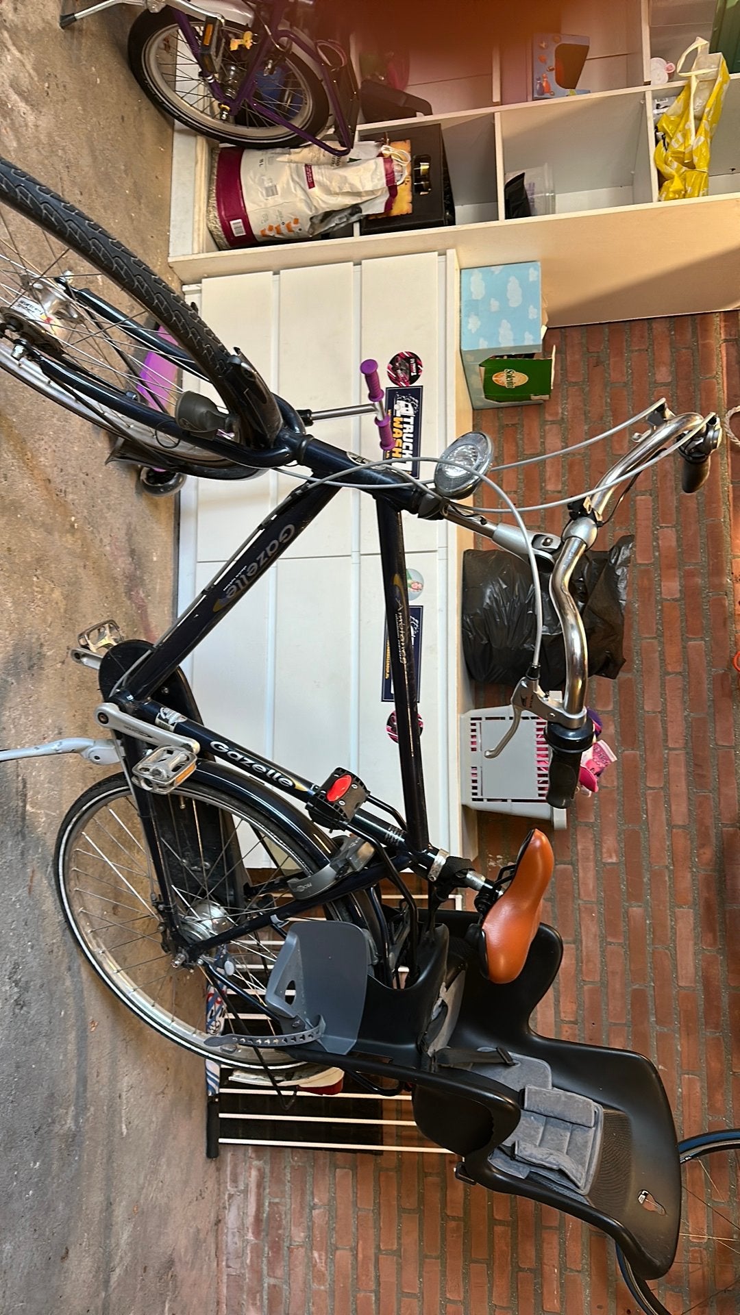 Mooie gazelle herenfiets, Ophalen, Versnellingen, Zo goed als nieuw, 57 tot 61 cm
