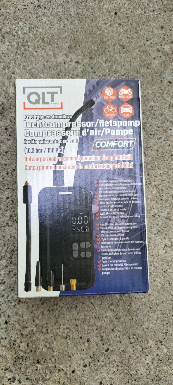 Luchtcompressor met digitale display.te koop, Ophalen