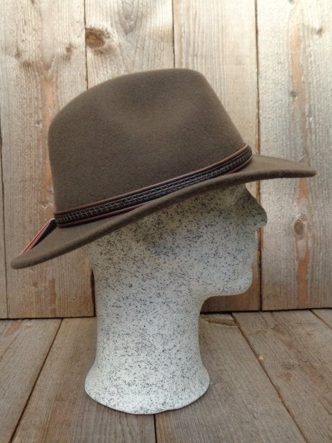 Hatland Headwear khaki hoed "Ashford", maat S, Hoed, Nieuw, Ophalen of Verzenden, Hatland