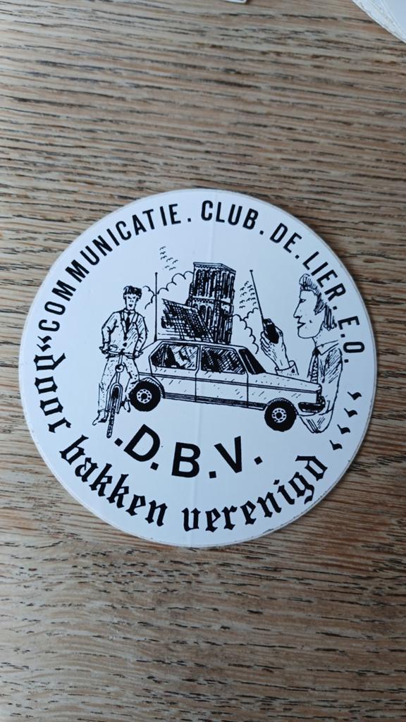 Sticker DBV Communicatie Club DE LIER e.o., Ophalen of Verzenden