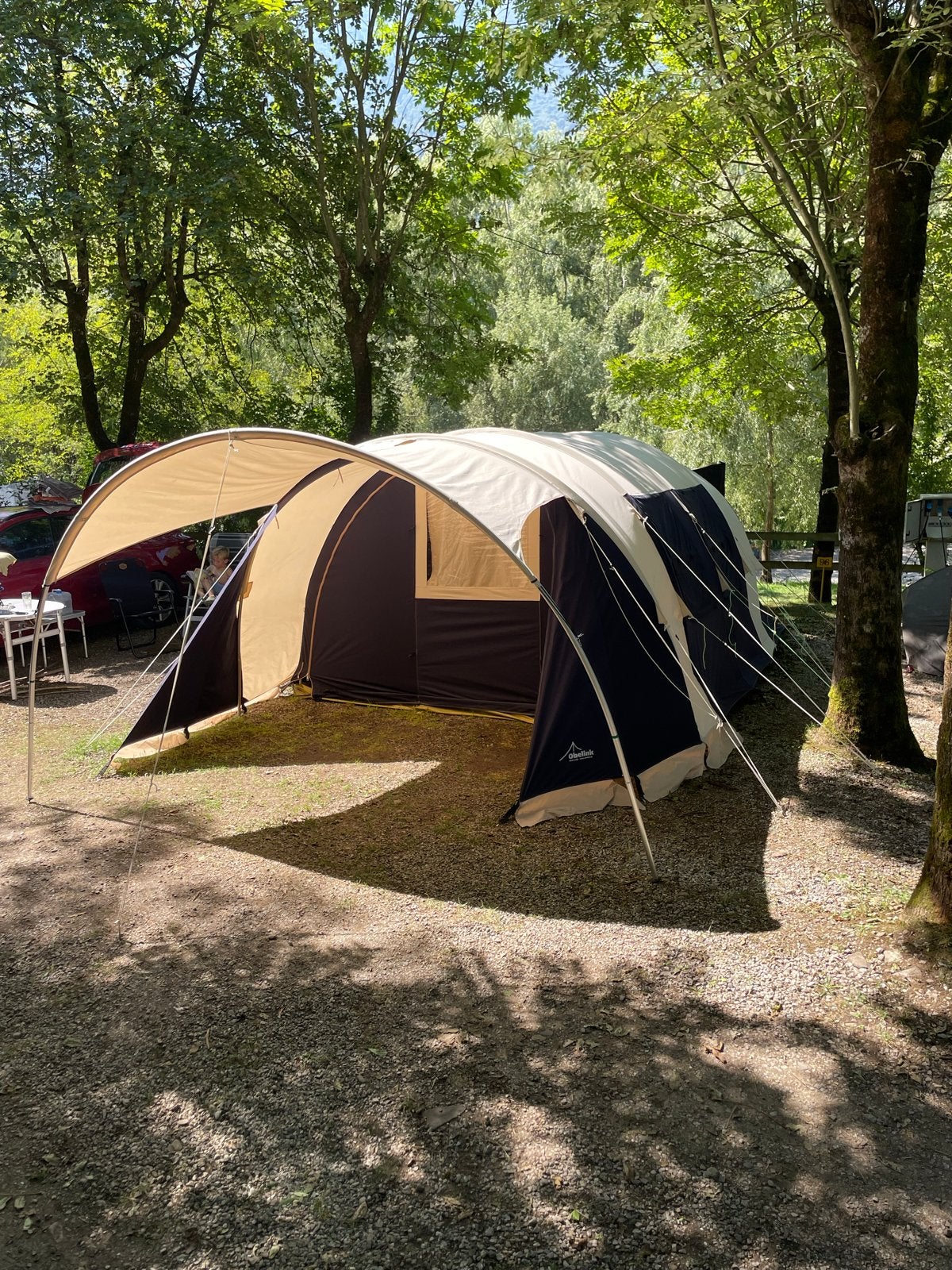 Obelink Trail 4 tunneltent, Caravans en Kamperen, Tenten, Ophalen, Gebruikt, Tot en met 4