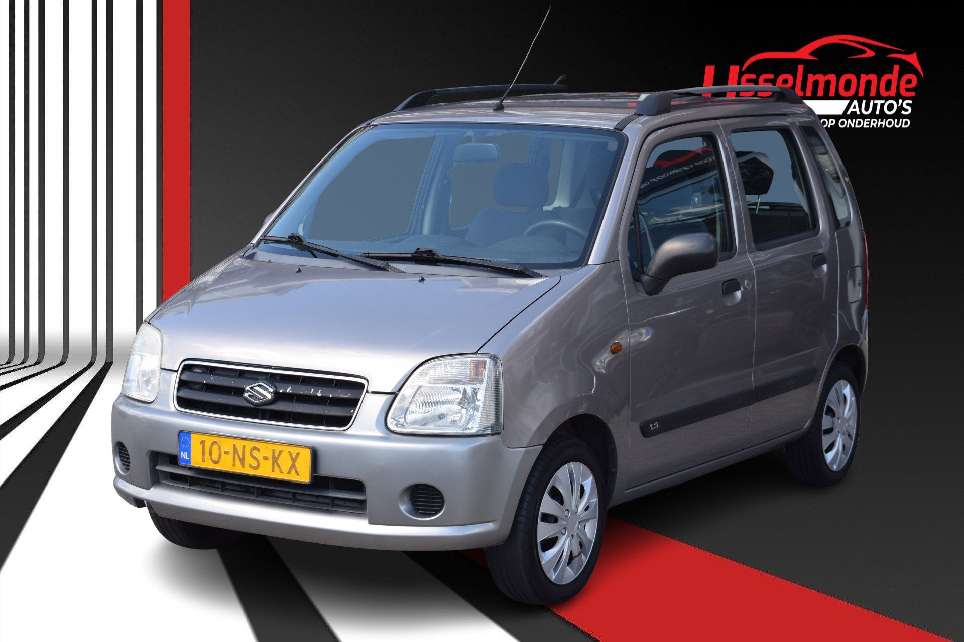 Suzuki Wagon R+ 1.3 GLX AUTOMAAT APK 06-2027 (bj 2004), 94 pk, Stof, 4 cilinders, Wagon R+