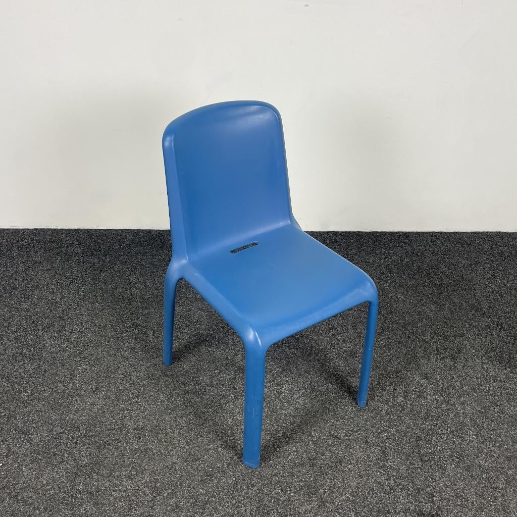 Kantinestoel Pedrali Snow 300 - Blauw 25313, Ophalen, Kunststof, Gebruikt, Blauw