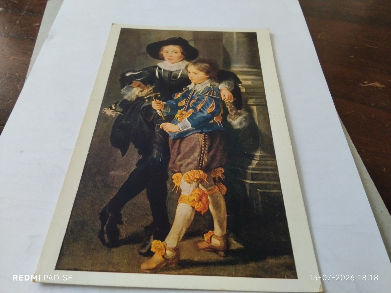 Ansichtkaart: Rubens' twee zonen (Gal. Dresden), Ophalen of Verzenden
