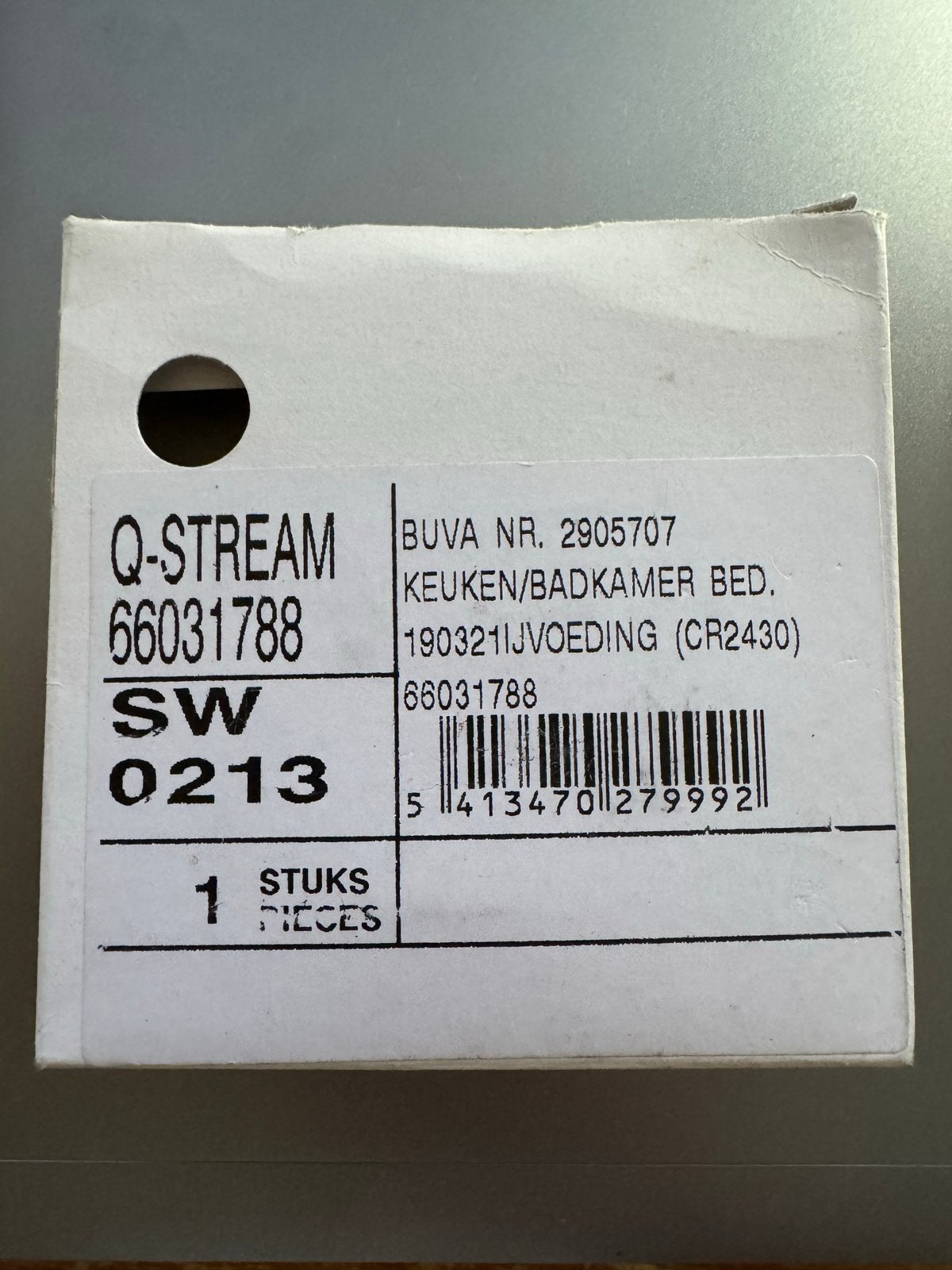 Buva Q-Stream Keuken/Badkamer Bed. met Niko Afdekraam, Ophalen of Verzenden, Nieuw, Ventilator en Afzuiger
