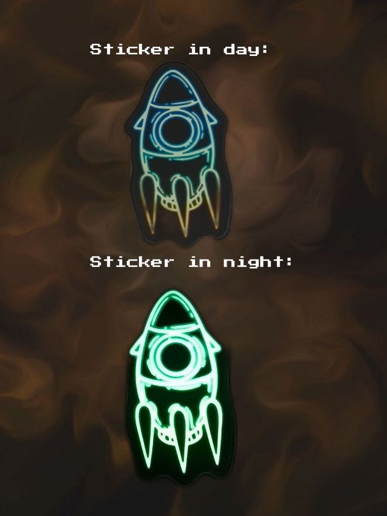 c31 Glow in the dark sticker, Ophalen, Nieuw