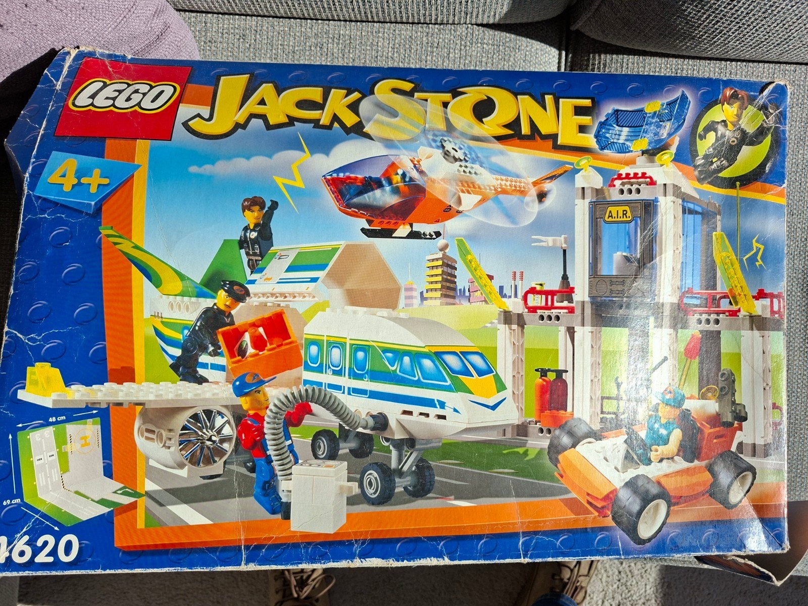 Lego vliegveld Jack Stone, Ophalen, Overige thema's, Lego, Inclusief accessoires