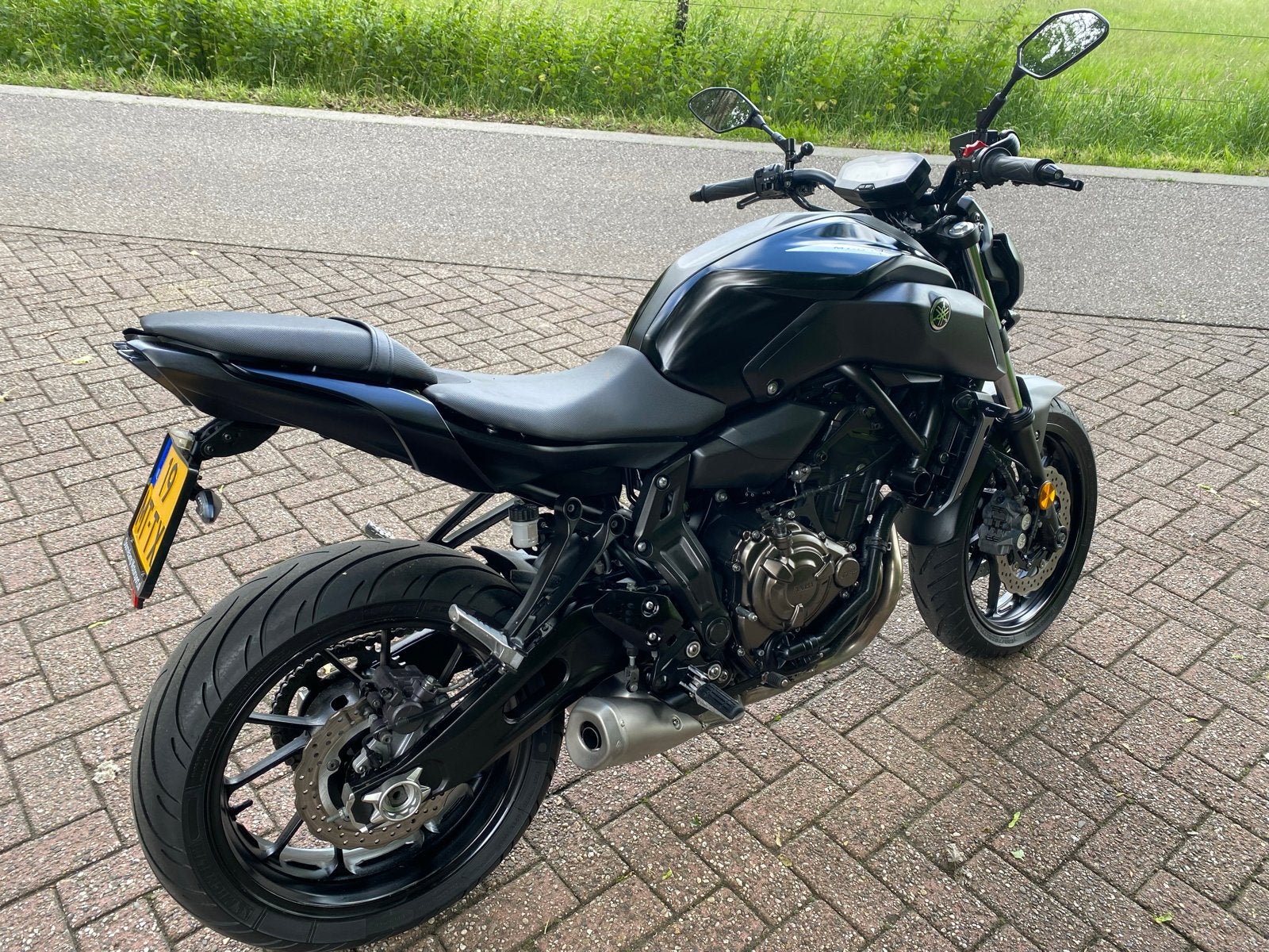 Yamaha MT-07 Naked Bike - Zwart, 2019, 23853 km, Motoren, 2 cilinders, Gebruikt, Particulier, Meer dan 35 kW