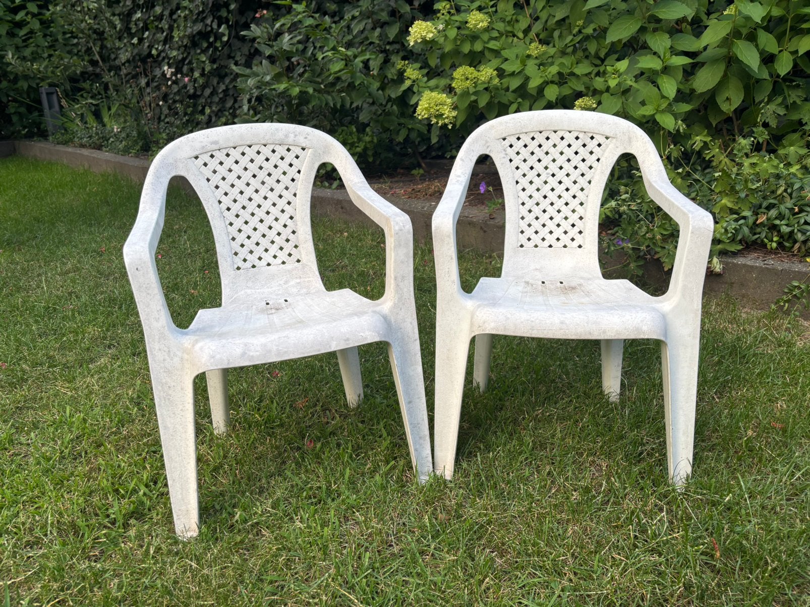 2 kinder tuinstoelen, Tuin en Terras, Ophalen, Gebruikt, Kunststof