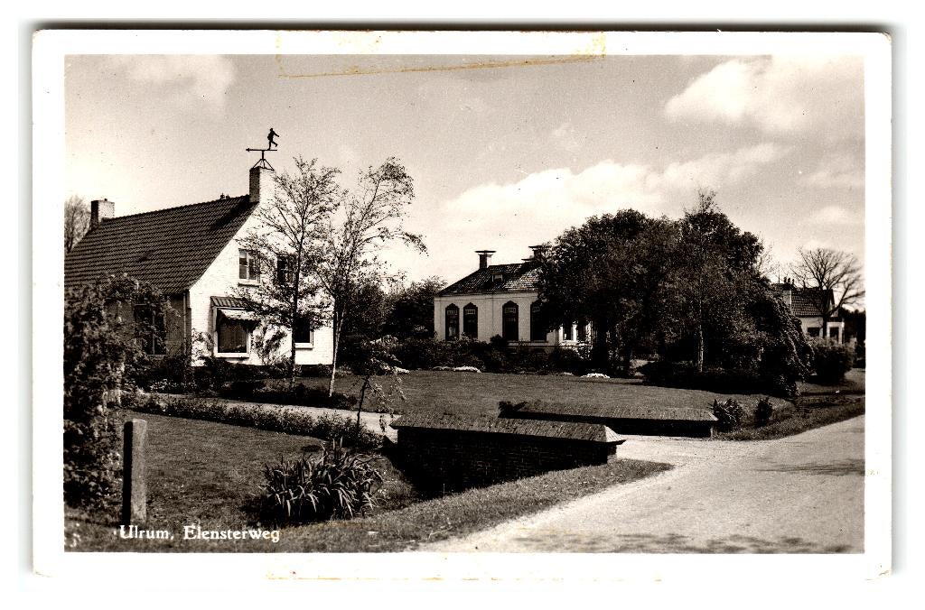 Ulrum, Elensterweg, Verzenden, 1960 tot 1980, Gelopen, Groningen