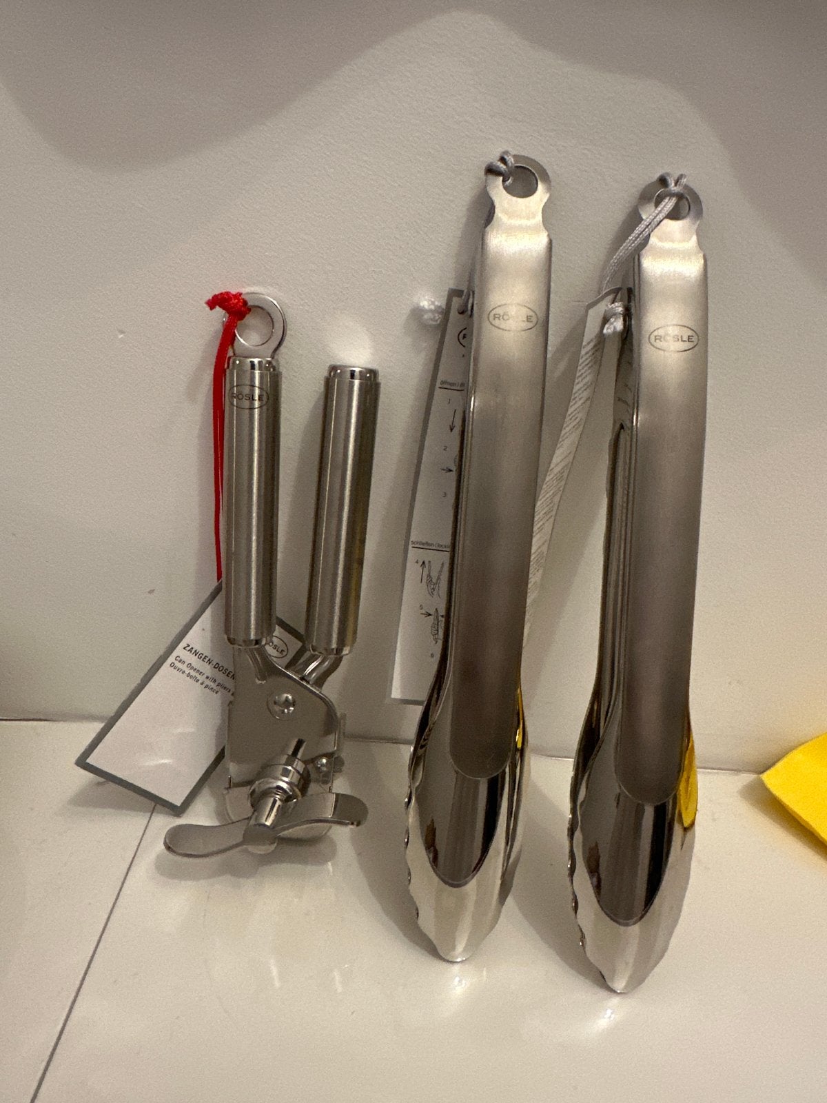 Rösle Blikopener en 2 Gourmettangen - Nieuw, Overige typen, Verzenden, 2525dd, Rosle