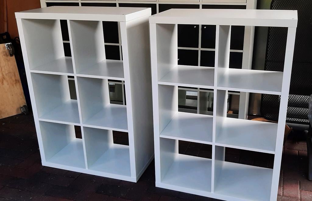 Ikea kallax Vakkenkast 2x3 Vakken wit, Ophalen, Zo goed als nieuw