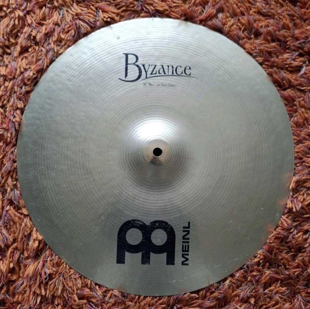 meinl Byzance 16" Medium Thin Crash Bekken / Cymbal, ., Drums of Percussie, Ophalen of Verzenden, Zo goed als nieuw